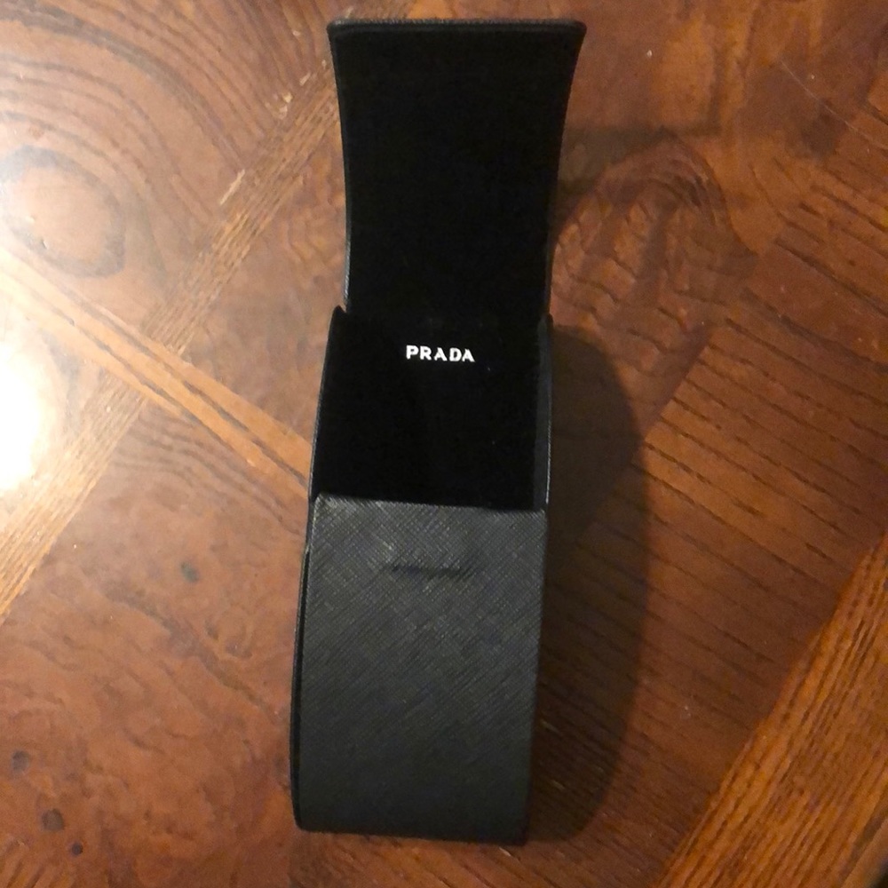 Prada sunglasses/eyeglasses black case only